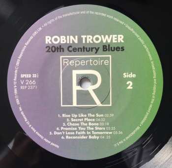 LP Robin Trower: 20th Century Blues
