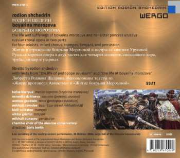CD Родион Щедрин: Boyarina Morozova - Russian Choral Opera