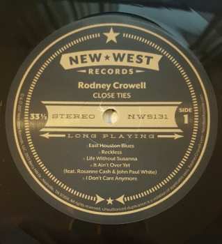LP Rodney Crowell: Close Ties