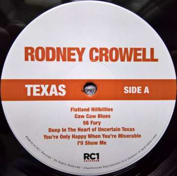 LP Rodney Crowell: Texas