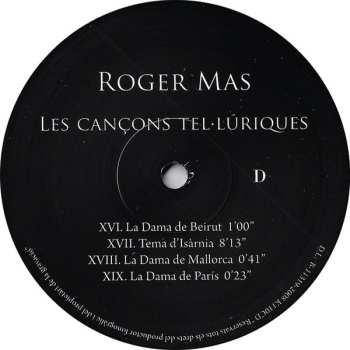 2LP Roger Mas: Les Cançons Tel·lúriques NUM
