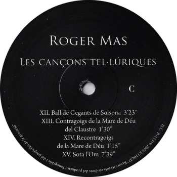 2LP Roger Mas: Les Cançons Tel·lúriques NUM