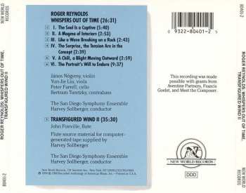 CD Roger Reynolds: Whispers Out Of Time / Transfigured Wind II