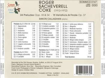 CD Simon Callaghan: 24 Preludes ; 15 Variations & Finale