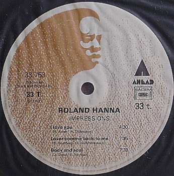 LP Roland Hanna: Impressions