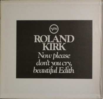 CD Roland Kirk: Now Please Don't You Cry Beautiful Edith