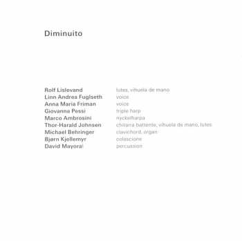 CD Rolf Lislevand: Diminuito