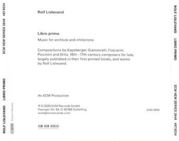 CD Rolf Lislevand: Libro Primo