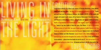 CD Ronnie Earl And The Broadcasters: Living In The Light