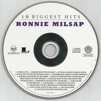 CD Ronnie Milsap: 16 Biggest Hits