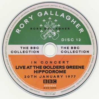 18CD/Box Set/2Blu-ray Rory Gallagher: The BBC Collection DLX