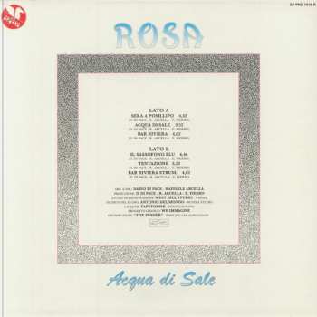 LP Rosa: Acqua Di Sale