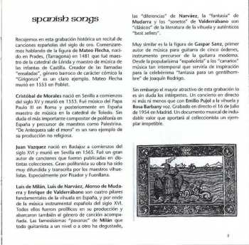 CD Emilio Pujol: Spanish Songs