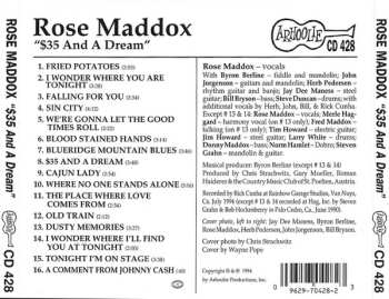 CD Rose Maddox: $35 And A Dream