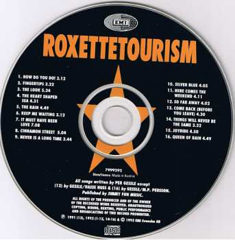 CD Roxette: Tourism