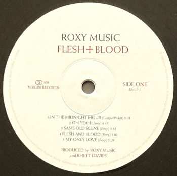 LP Roxy Music: Flesh + Blood