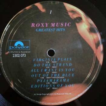 LP Roxy Music: Greatest Hits