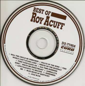 CD Roy Acuff: Best Of Roy Acuff