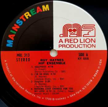 CD Roy Haynes: Hip Ensemble