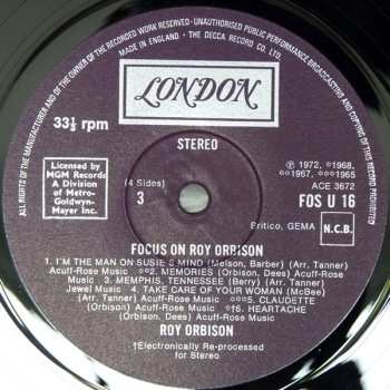 2LP Roy Orbison: Focus On Roy Orbison