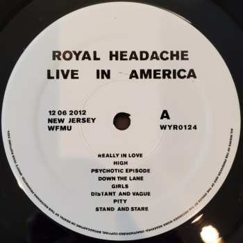 LP Royal Headache: Live In America LTD