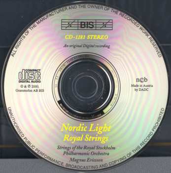 CD Kungliga Filharmonikernas Stråkar: Nordic Light
