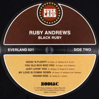 LP Ruby Andrews: Black Ruby