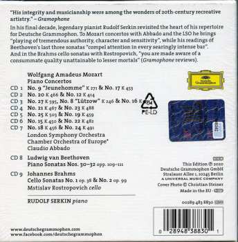 9CD/Box Set Rudolf Serkin: The Rudolf Serkin Edition