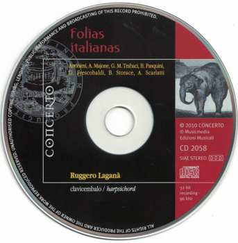CD Ruggero Laganà: Folias Italianas