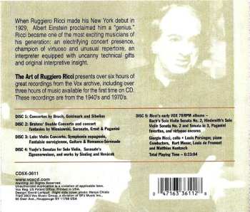 5CD Ruggiero Ricci: The Art Of Ruggiero Ricci