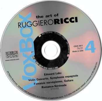 5CD Ruggiero Ricci: The Art Of Ruggiero Ricci