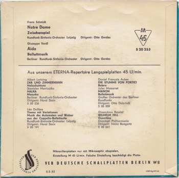 SP Rundfunk-Sinfonie-Orchester Leipzig: Notre Dame / Aida