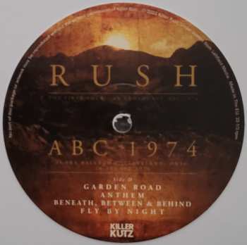 2LP Rush: ABC 1974 (The First American Broadcast) LTD | CLR