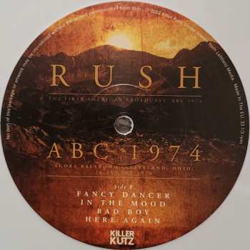 2LP Rush: ABC 1974 (The First American Broadcast) LTD | CLR