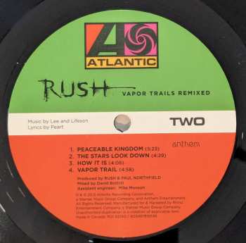 7LP/Box Set Rush: The Albums 2002 - 2012