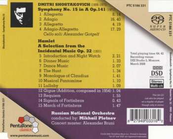 SACD Dmitri Shostakovich: Hamlet; Symphony No. 15