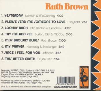 CD Ruth Brown: Black Is Brown And Brown Is Beautiful