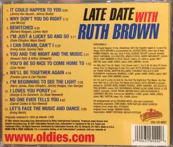 CD Ruth Brown: Late Date With Ruth Brown