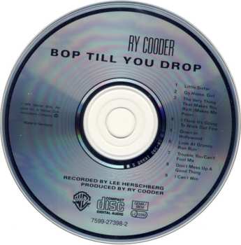 CD Ry Cooder: Bop Till You Drop