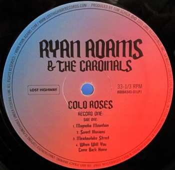 2LP Ryan Adams & The Cardinals: Cold Roses