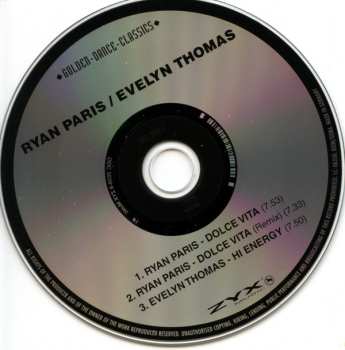 CD Ryan Paris: Dolce Vita / Hi Energy