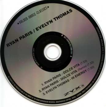 CD Ryan Paris: Dolce Vita / Hi Energy