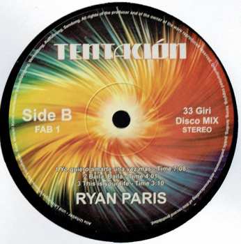 LP Ryan Paris: Sensation Of Love