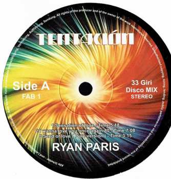 LP Ryan Paris: Sensation Of Love