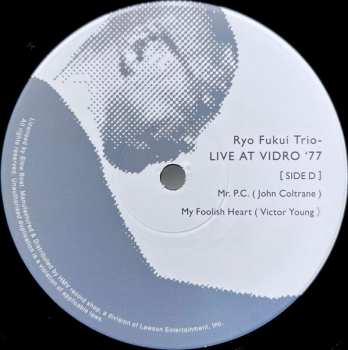 2LP Ryo Fukui Trio: Live At Vidro '77 = ライブ・アット・びーどろ'77