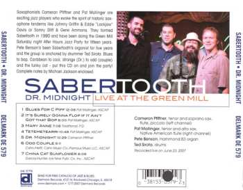 CD Sabertooth Quartet: Dr. Midnight: Live At The Green Mill