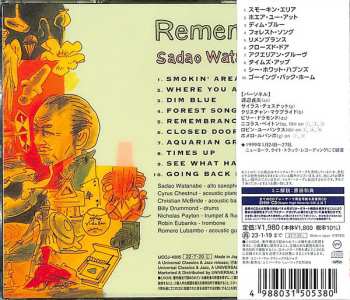 CD Sadao Watanabe: Remembrance