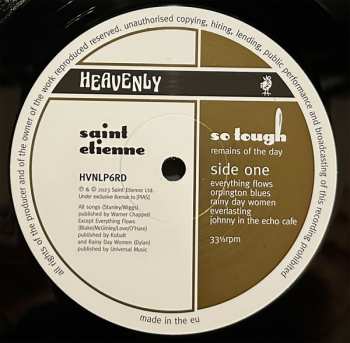 3LP/SP/Box Set Saint Etienne: So Tough LTD