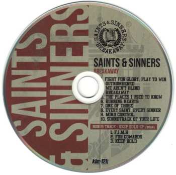 CD Saints & Sinners: Breakaway