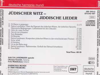 CD Salcia Landmann: Jüdischer Witz Jiddische Lieder